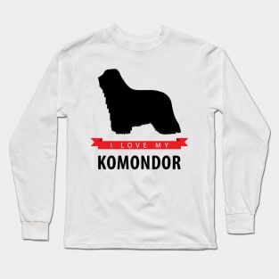 I Love My Komondor Long Sleeve T-Shirt